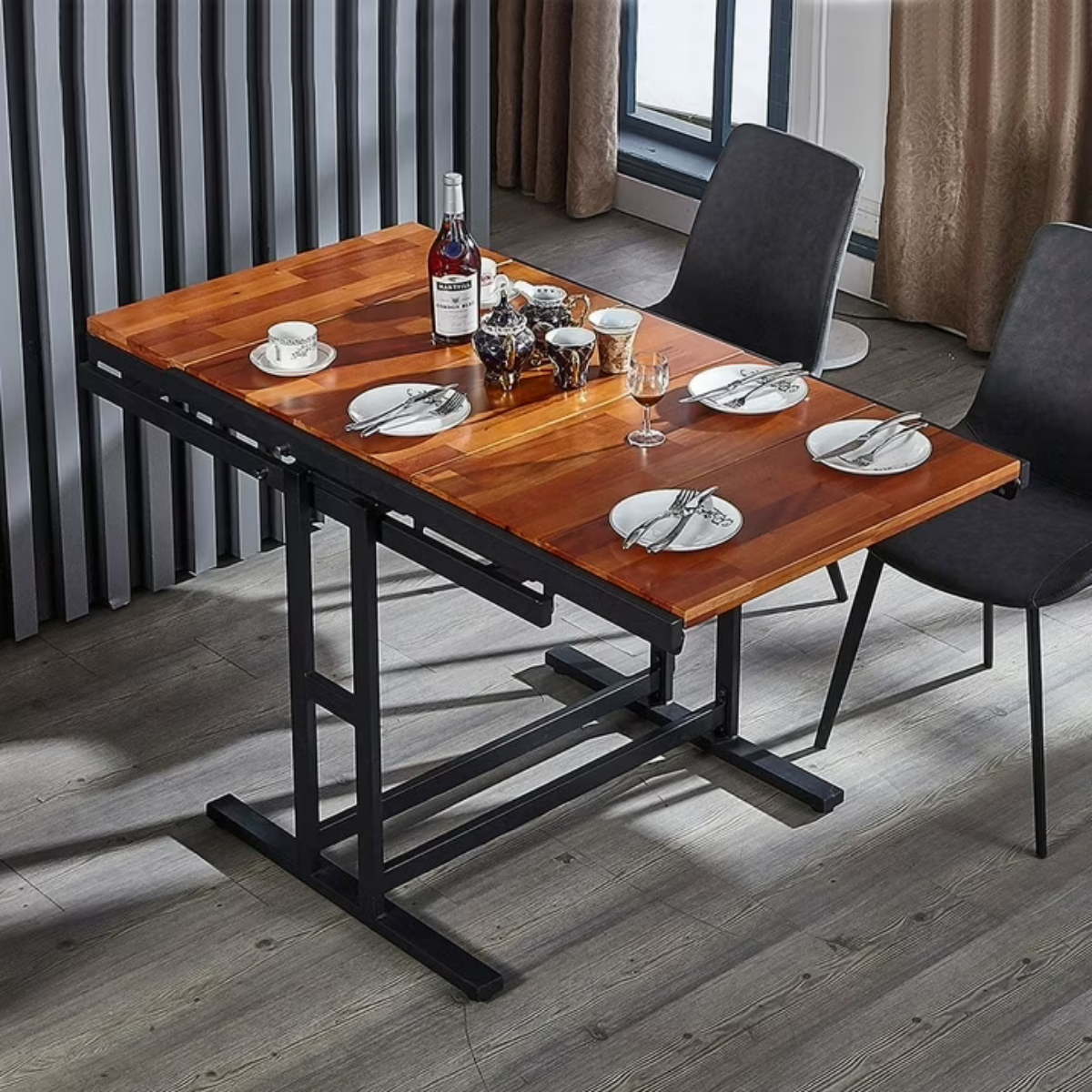 Nordik™  Mesa Estantería 3-en-1