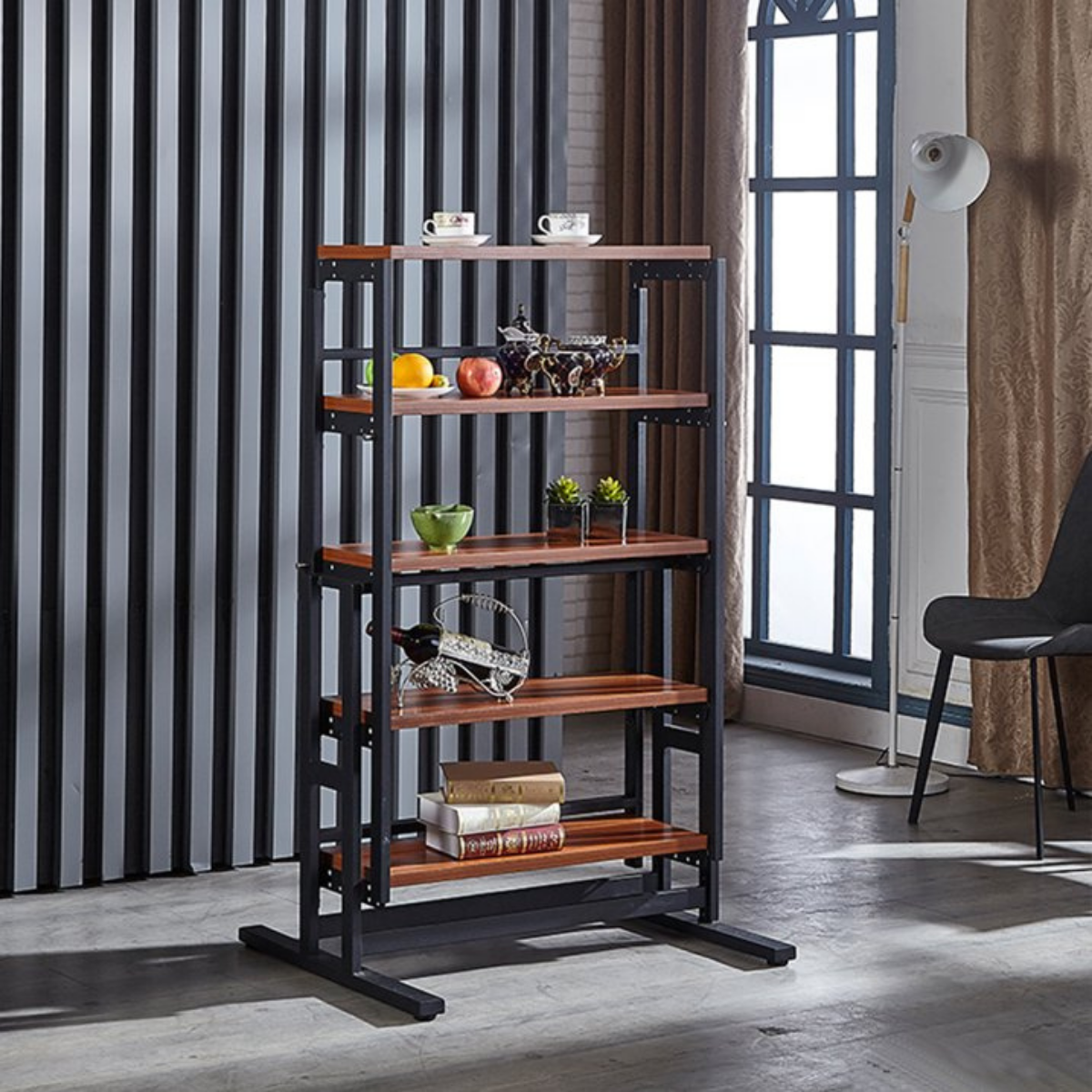 Nordik™  Mesa Estantería 3-en-1