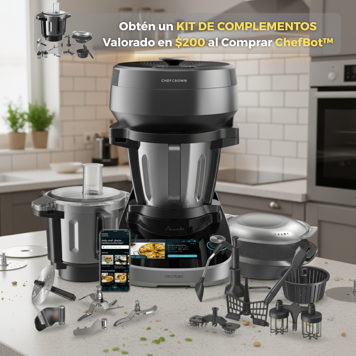 ChefBot™ Robot de Cocina Profesional