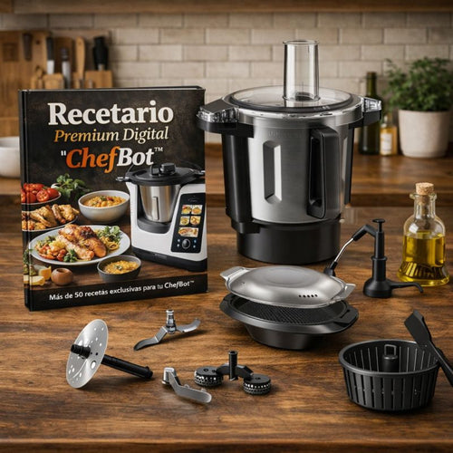 Combo ChefBot: 10 Complementos Gratis + Recetario Premium Digital ChefBot™